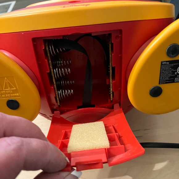 Disney Mickey Mouse Red and Orange CD Boombox - Picture 8 of 11